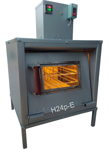 Horno Industrial Electrico  Pizzero Carnes 4 Charola H24p-e