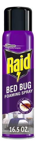 Raid Bed Bug Mata Chinches Y Pulgas De Cama Spray Aerosol