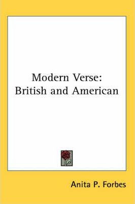 Libro Modern Verse : British And American - Anita P. Forbes