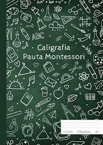 Libro : Caligrafia Pauta Montessori Libreta Pautada -... 