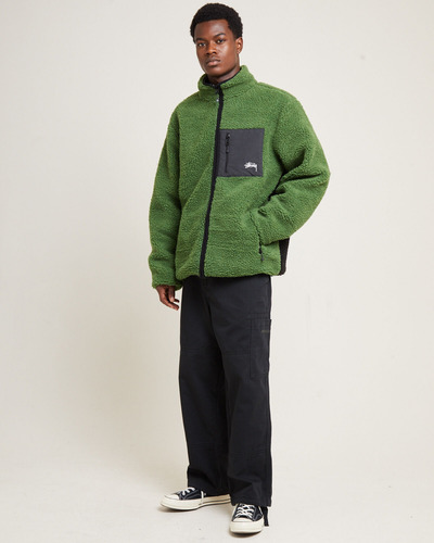 Campera Stussy Polar Sherpa Reversible 8 Ball