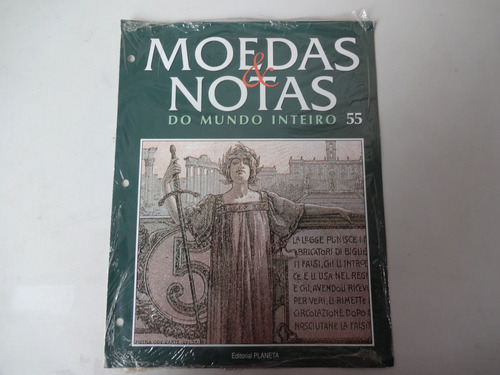 Coleção Moedas Notas Mundo Inteiro N 55 Casaquistão Lacrado (Usado)