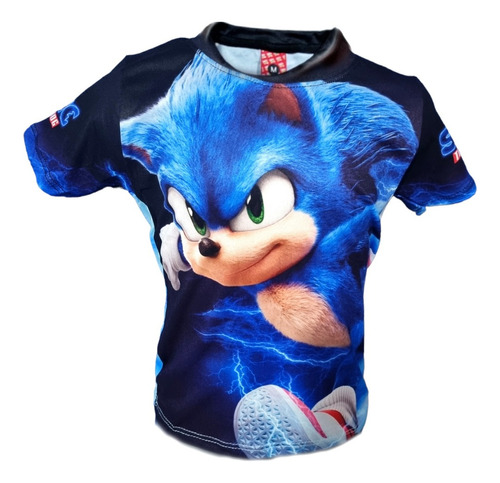 Playera Sonic Niño Calidad Premium. 