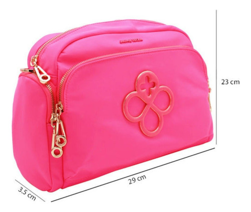 Bolso Jaime Ibiza Modelo Ji 2473 Rosa Neón Huellas 2024