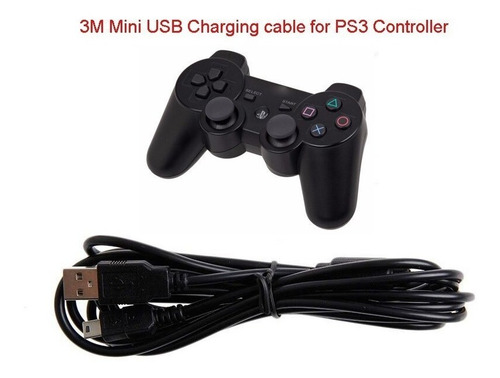 Imagen 3 de 3 de Cable Usb Para Cargar Controles De Paly 3