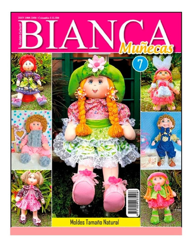 Patrón Molde Revista Bianca Muñecas 07 En Papel Fisica