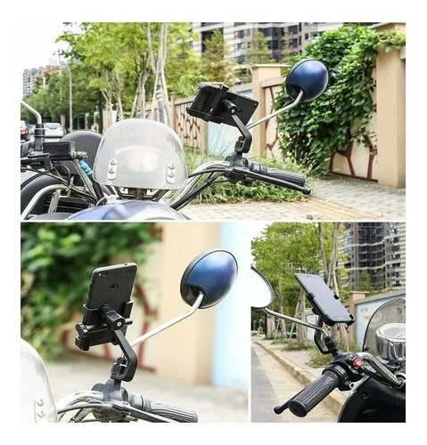 Soporte Celular Para Moto Con Base Paraguas Impermeable