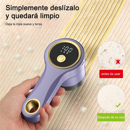 Quitapelusas Eléctrico Usb Recargable Removedor De Pelusa