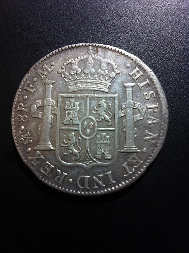 Moneda Rey Carlos |||| 1800 Mexico 8 Reales F. M. Alta Gama