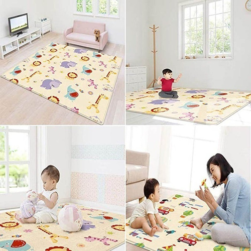 / R Alfombra De Juego Plegable Para Bebés Gateando Reversi