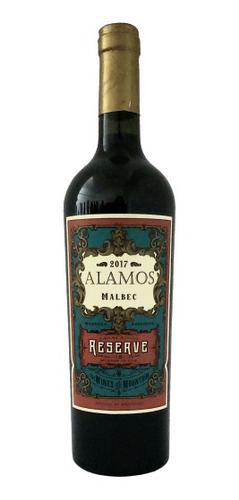 Vino Alamos Reserva Malbec 750 Ml Botella
