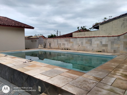Imagem 3 de 30 de Casa Com Piscina, Edícula, Ducha, Área Gourmet Com Churrasqueira, No Bairro Cibratel 2 Em Itanhaém, Aceita Financiamento Bancário