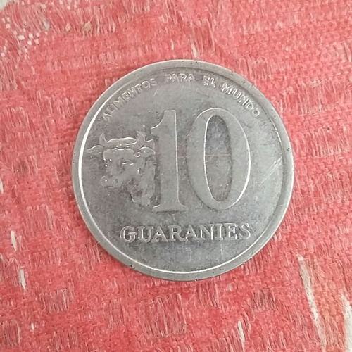 Moneda De 10 Guaranies Año 1986