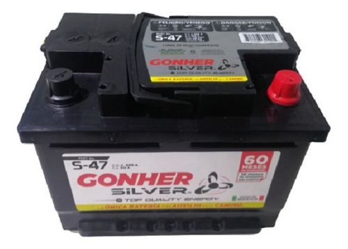 Batería  Gonher Silver Para Volswagen Pointer Pick Gti 98-09