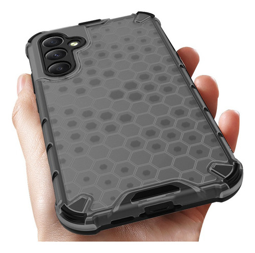 For Samsung Galaxy A55 5g Honeycomb Pattern Hard Rugged Case