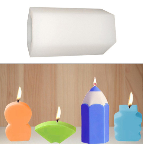 De Silicona Para Velas En Lápiz, Para Decoración De