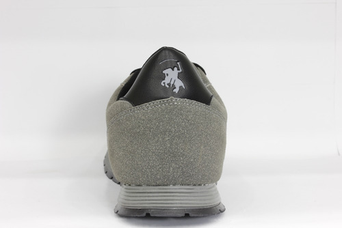 Imagen 2 de 4 de Tenis Casual Moda Urban Confort Para Hombre Polo Club Gris