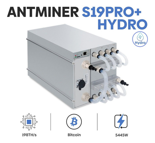 Bitmain Antminer S19 Pro + Hyd 198th