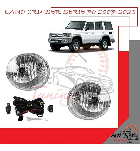 Halogenos Toyota Land Cruiser Serie 70 2007-2023