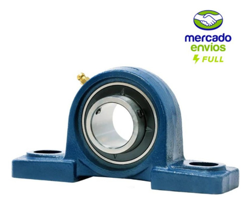 1 Kit Mancal Ucp 207 C/ Rolamento Para Eixo 35mm