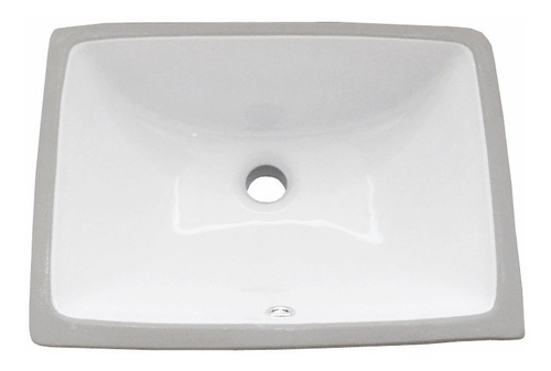 Lavabo de baño de submontar Esatto Econokit OC-065 blanco brillante 35cm x 47cm 20cm de alto