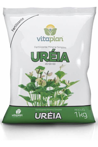 Nutriplan Fertilizante Mineral Misto Uréia 45-00-00 1kg Granulado - Vitaplan