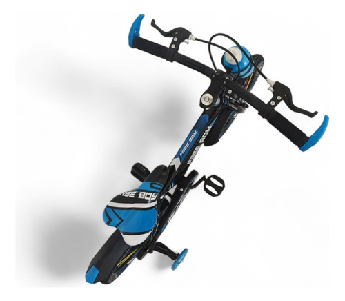 Bicicleta Genérica Infantil Freeboy cuadro S rodado 16 color azul