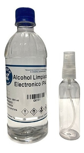 Imagen 1 de 3 de Alcohol Isopropílico Limpiador Electrónico 500 Ml