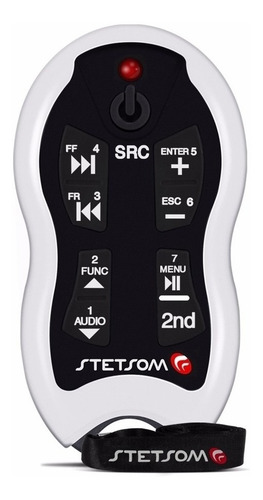 Imagen 2 de 7 de Control Remoto A Distancia Stetsom Sx2 Blanco 500mts Alcance