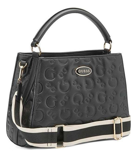 Bolsa tipo cartera Guess Oakbank, Vg929005, negra