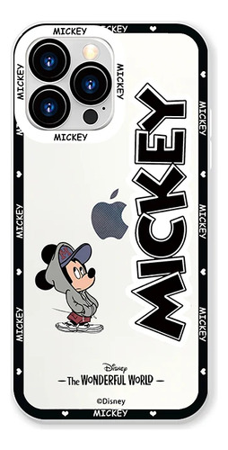 Funda De Teléfono Mickey Cartoon Mouse Para iPhone 14, 13, 1