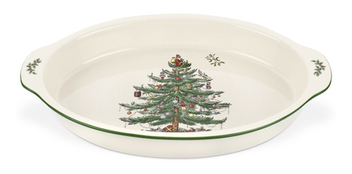 Spode Árbol De Navidad Au Gratinado Plato