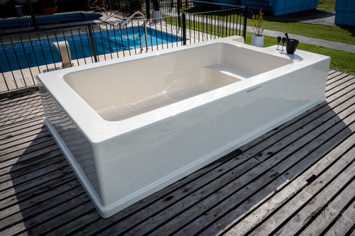 Mini Piscina De Fibra Modelo Mónaco