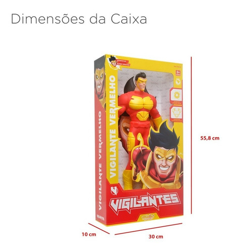 Imagem 4 de 5 de Boneco Articulado Grande Soldado De Ferro C/ Máscara Mielle