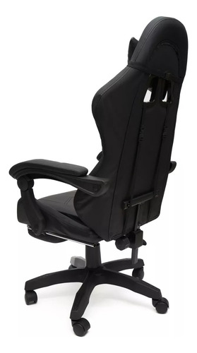 Silla Gamer Negro Oficina Gaming Youtuber Escritorio Sillon