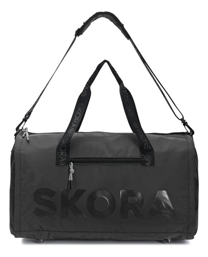 Bolso Viral De Viaje Deportivo Desplegable Porta Traje Skora Negro Lisa
