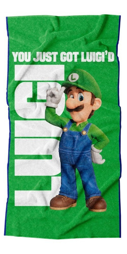 Toalla Premium Just Luigi Color Verde