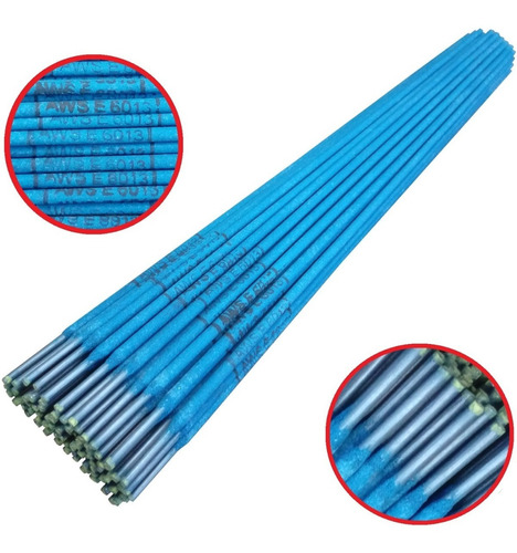 Varetas Eletrodo Solda Revestido Azul 6013 2,5mm Aço / Ferro
