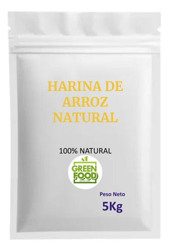 Harina Arroz Natural X 5 Kilos