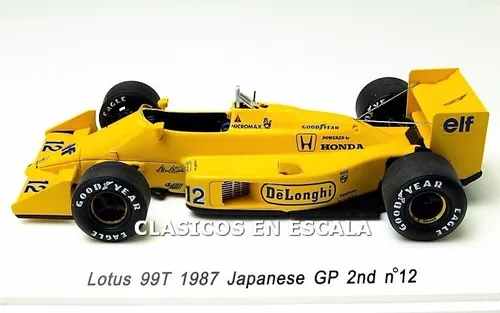 Lotus 99t 1987 #12 Ayrton Senna Japan Gp- F1 Reve Spark 1/43