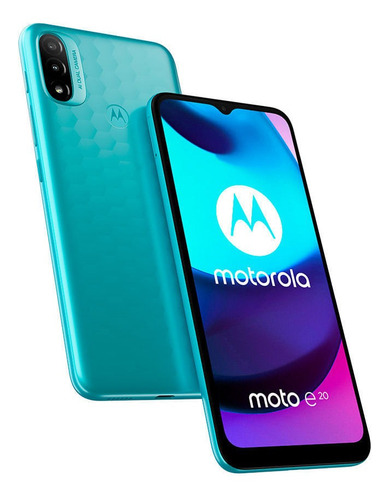Moto E20 32 GB azul aqua 2 GB RAM