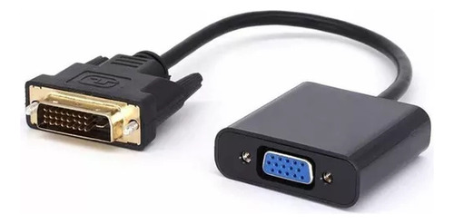 Adaptador Dvi 24 + 1 Macho A Vga Hembra 