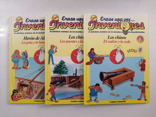 Erase Una Ves Los Inventores 3 Vols 5,2 Y 1.