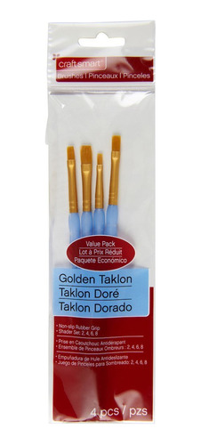 Juego De Brochas Golden Taklon Shader De Craft Smart, P...