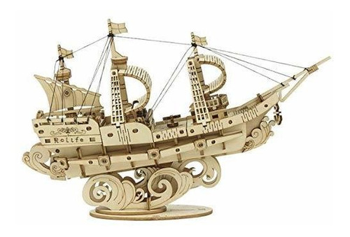 Maqueta De Barco En Madera Rolife