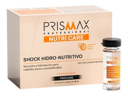 Imagen 1 de 1 de Prismax Ampolla Shock Hidro-nutritivo Caja De 12 Unid.