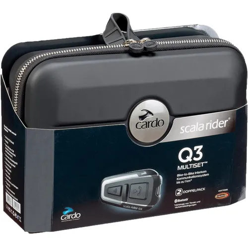 Intercomunicador Bluetooth Cardo Scala Rider Q3 Multiset