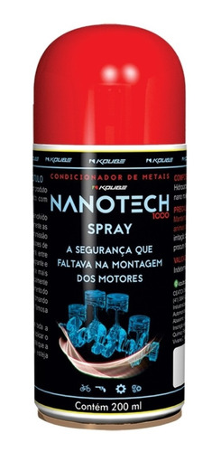 Imagem 1 de 4 de Condicionador Metais Nanotech 1000 Spray 200ml Koube 30004