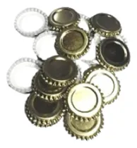 Comprar Tapas Corona 40 Mm Para Salsa. 100 Tapas Doradas