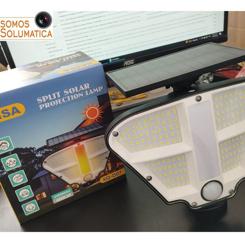 Lampara Luz Solar 160led - Autoencedido Sensor De Movimiento